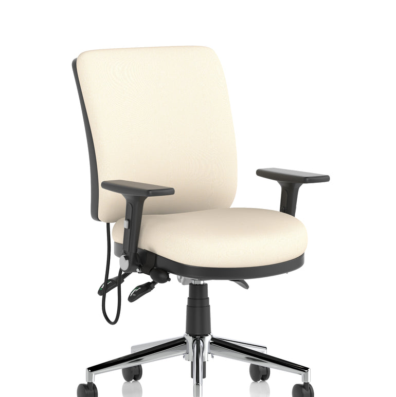 Chiro Medium Back Task Operator Office Chair In Quest Fabric