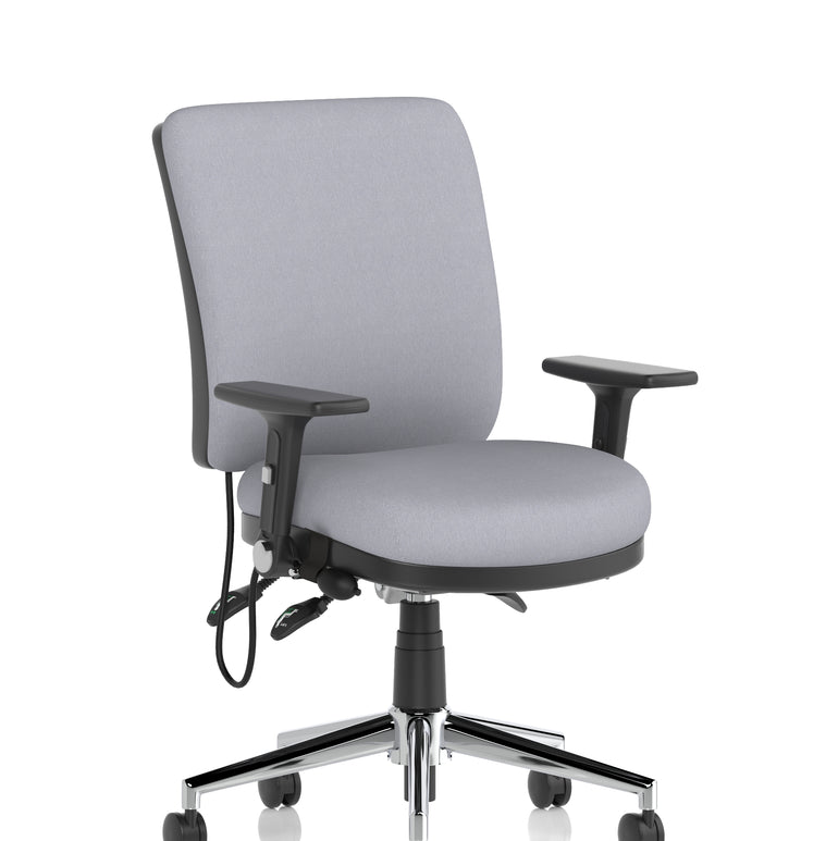 Chiro Medium Back Task Operator Office Chair In Quest Fabric