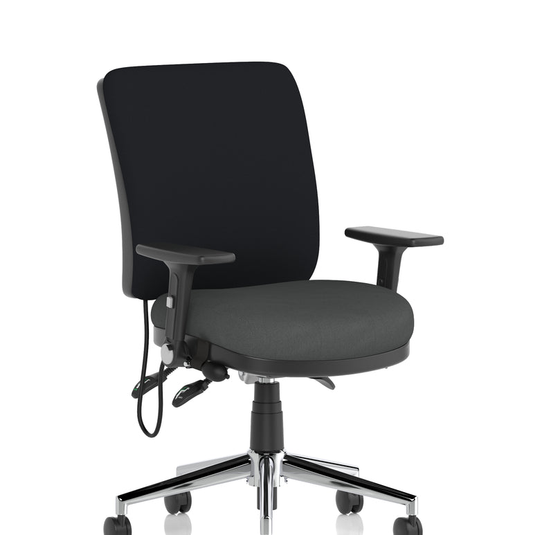 Chiro Medium Back Task Operator Office Chair In Quest Fabric