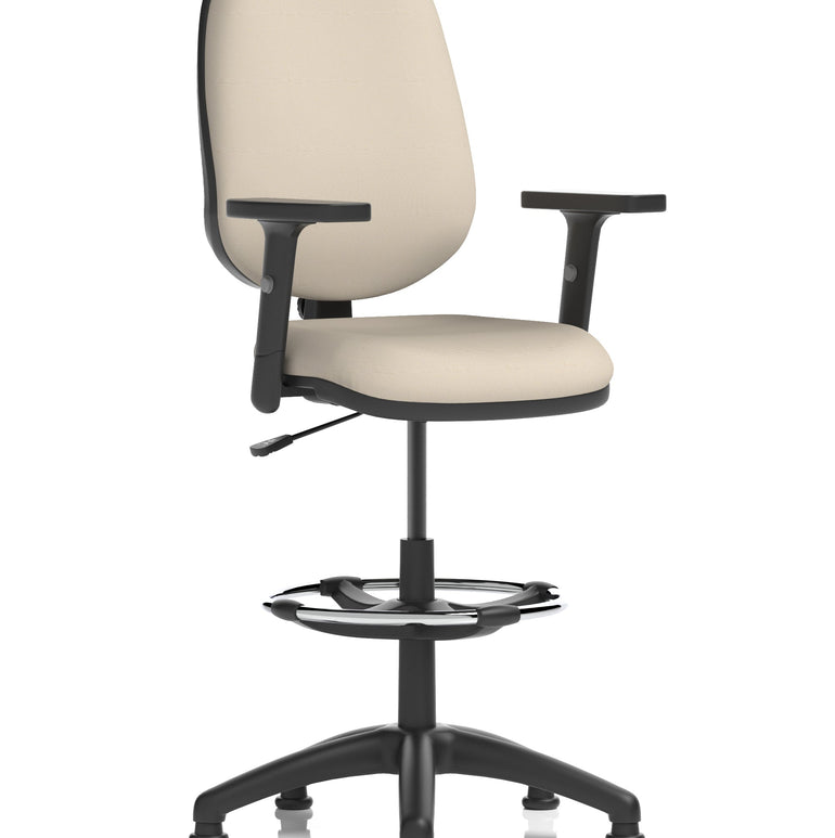 Eclipse Plus I Medium Back Task Operator Office Chair with Hi Rise Draughtsman Kit