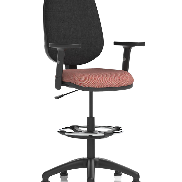 Eclipse Plus I Medium Back Task Operator Office Chair with Hi Rise Draughtsman Kit