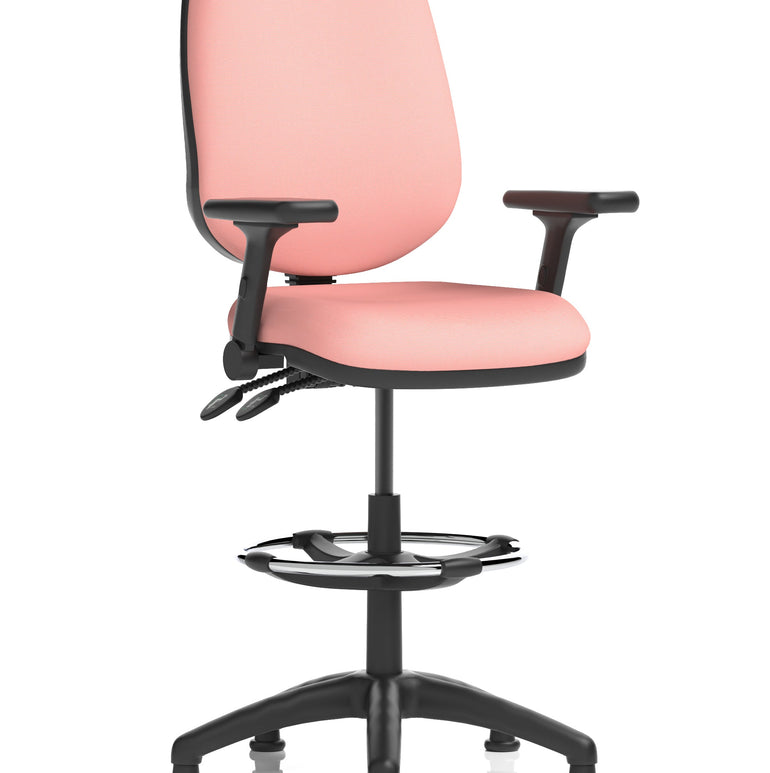 Eclipse Plus II Task Operator Office Chair with Hi Rise Draughtsman Kit
