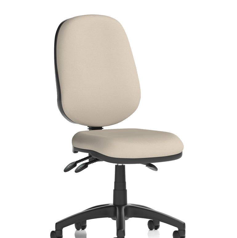 Eclipse Plus III Medium Back Task Operator Office Chair In Quest And Rivet Fabric