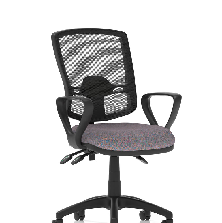 Eclipse Plus III Deluxe Medium Mesh Back Task Operator Office Chair