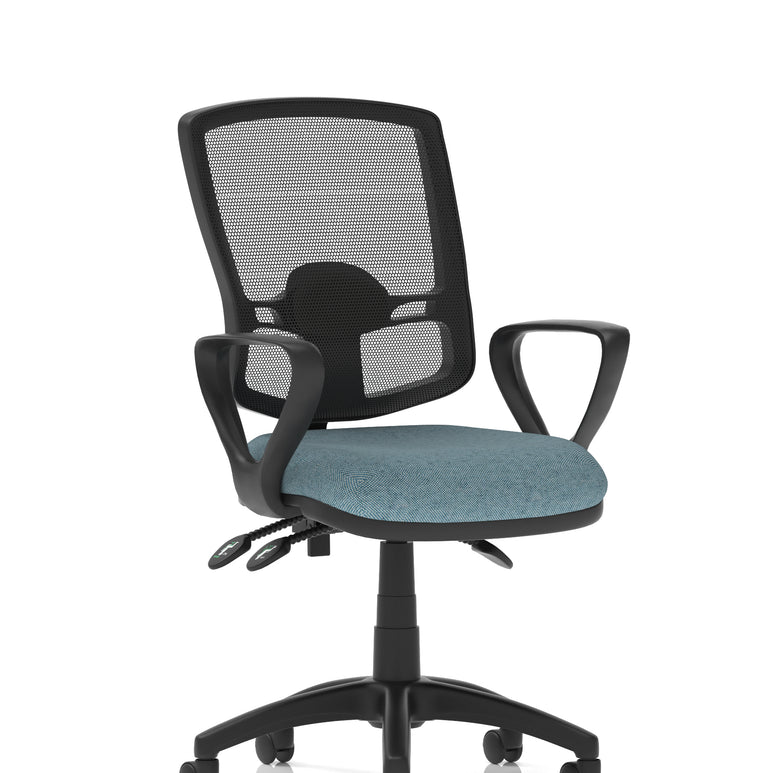 Eclipse Plus III Deluxe Medium Mesh Back Task Operator Office Chair