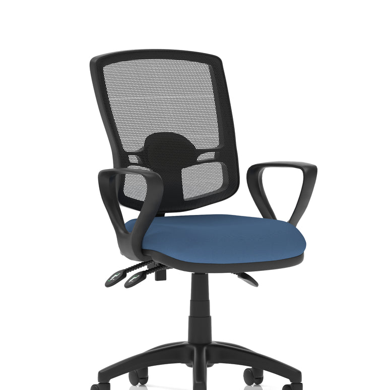Eclipse Plus III Deluxe Medium Mesh Back Task Operator Office Chair