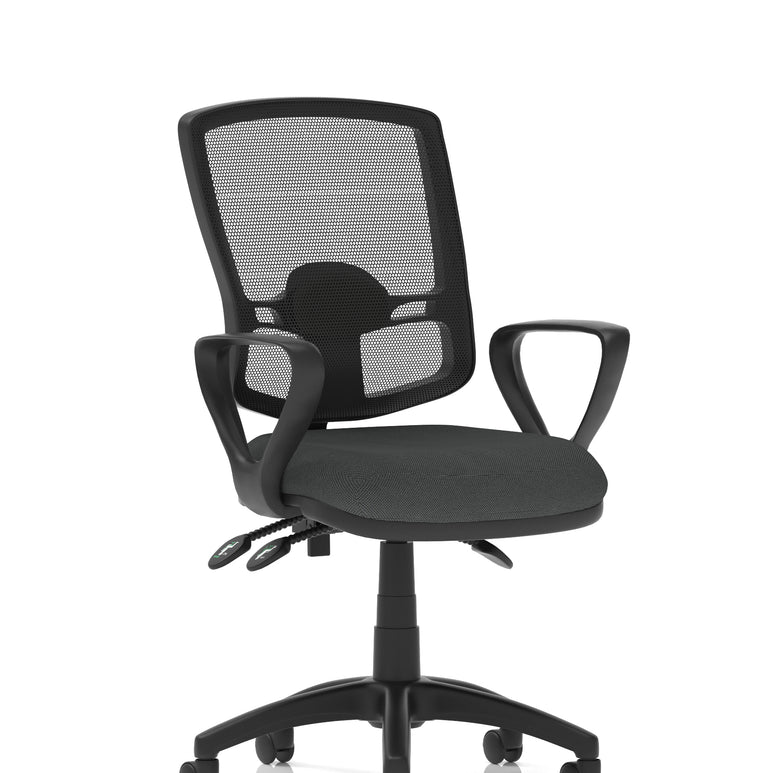 Eclipse Plus III Deluxe Medium Mesh Back Task Operator Office Chair