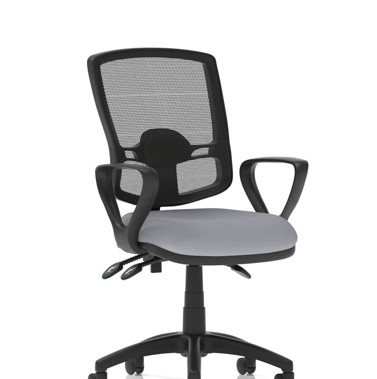 Eclipse Plus III Deluxe Medium Mesh Back Task Operator Office Chair