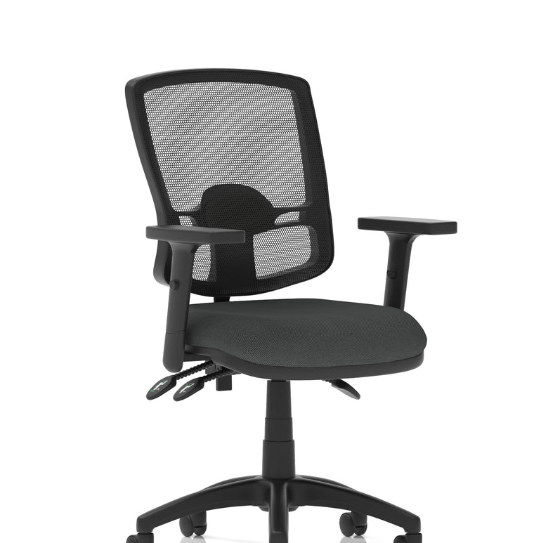 Eclipse Plus III Deluxe Medium Mesh Back Task Operator Office Chair