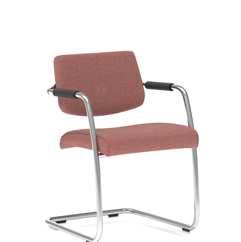 Havanna Medium Back Cantilever Visitor Chair with Arms