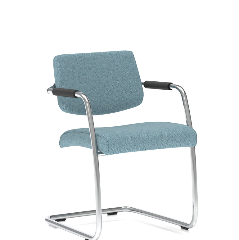 Havanna Medium Back Cantilever Visitor Chair with Arms