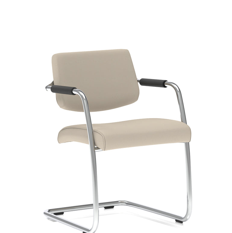 Havanna Medium Back Cantilever Visitor Chair with Arms