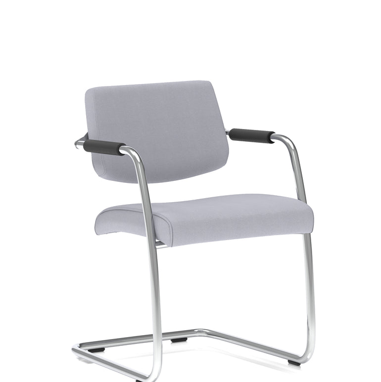 Havanna Medium Back Cantilever Visitor Chair with Arms