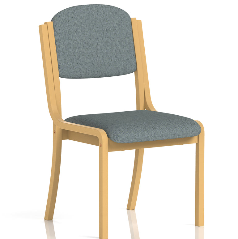 Madrid Wooden Frame Visitor Chair with Arms
