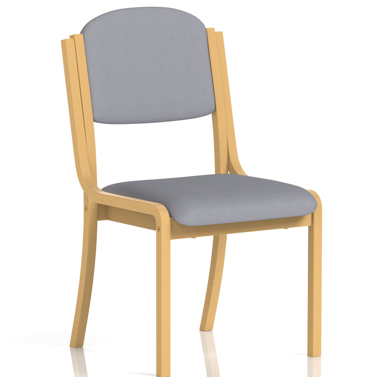 Madrid Wooden Frame Visitor Chair with Arms
