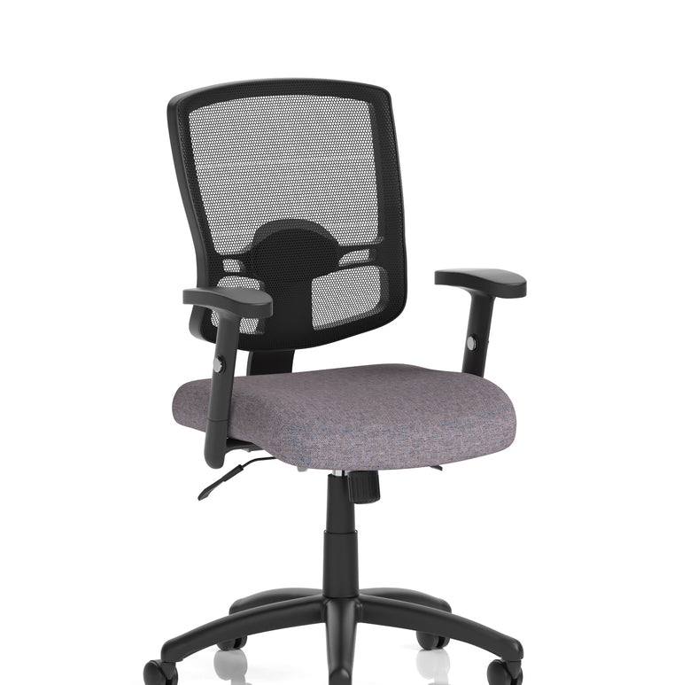 Portland II Medium Mesh Back Task Operator Office Chair with Arms