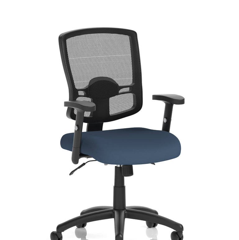 Portland II Medium Mesh Back Task Operator Office Chair with Arms