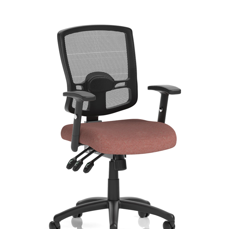 Portland III High Mesh Back Task Operator Office Chair with Arms