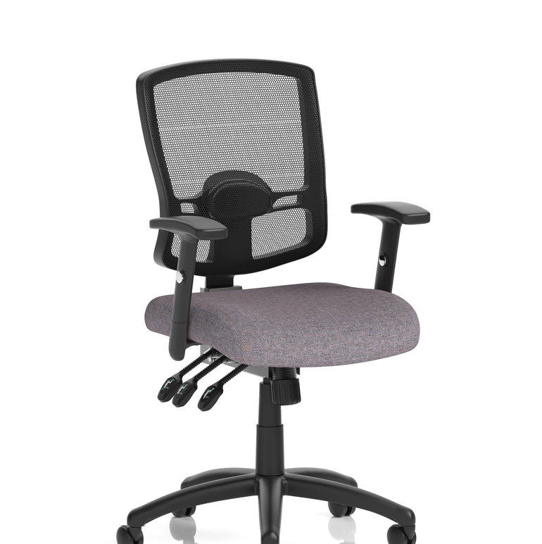 Portland III High Mesh Back Task Operator Office Chair with Arms