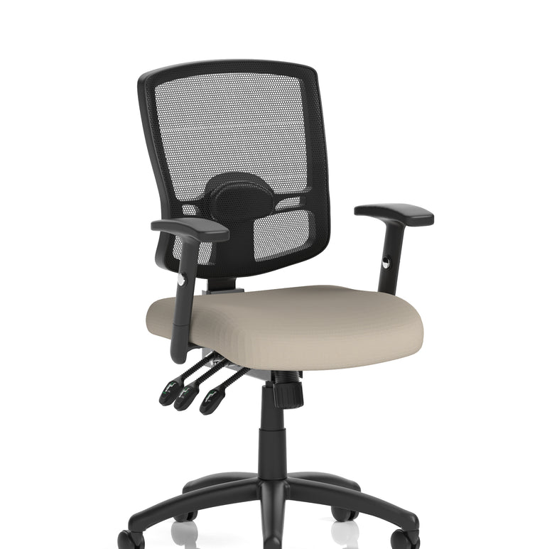 Portland III High Mesh Back Task Operator Office Chair with Arms