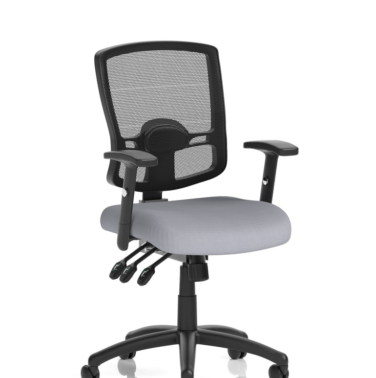 Portland III High Mesh Back Task Operator Office Chair with Arms