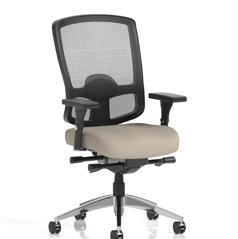 Regent High Mesh Back Ergonomic Task Operator Office Chair with Arms