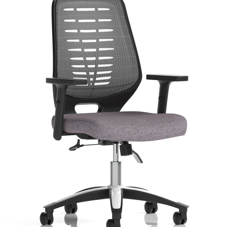 Relay Medium Mesh Back Task Operator Office Chair with Arms