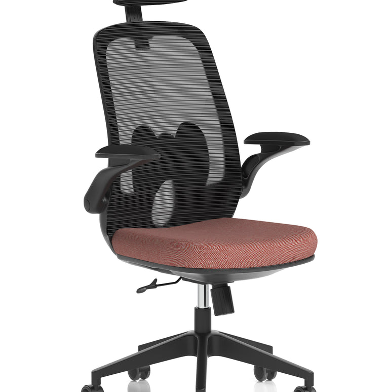 Sigma Executive Mesh Chair With Folding Arms