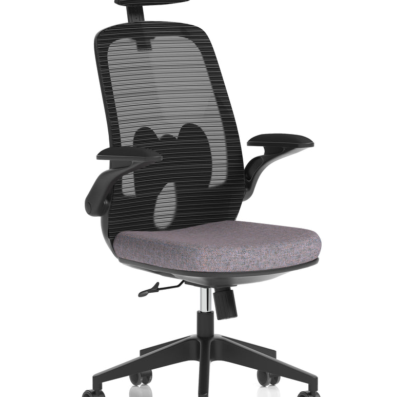 Sigma Executive Mesh Chair With Folding Arms