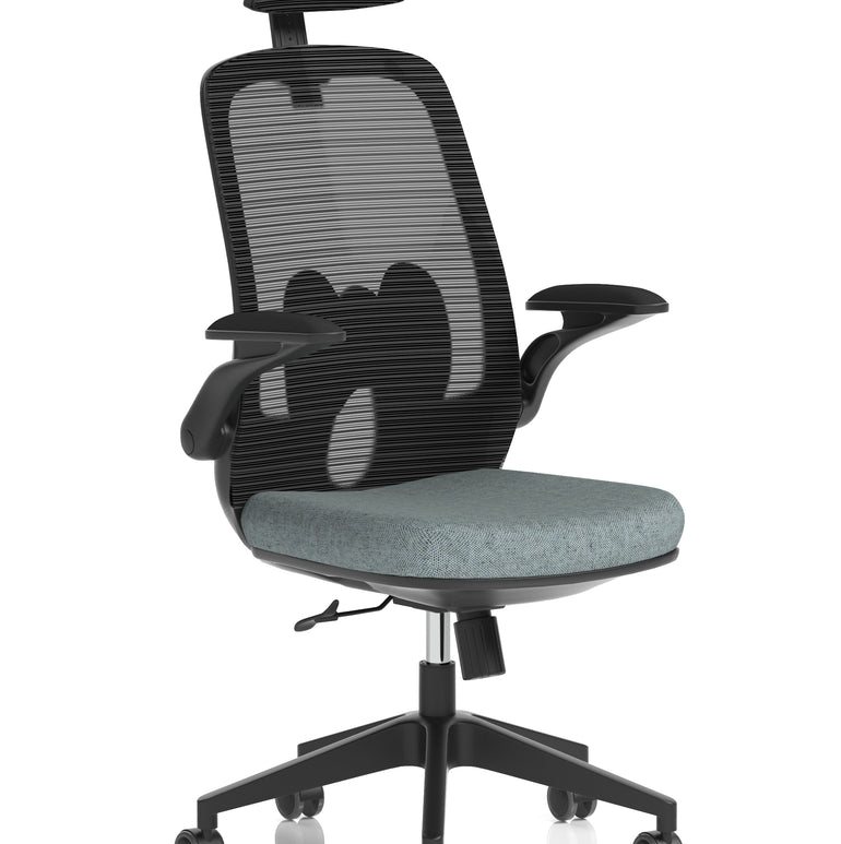 Sigma Executive Mesh Chair With Folding Arms