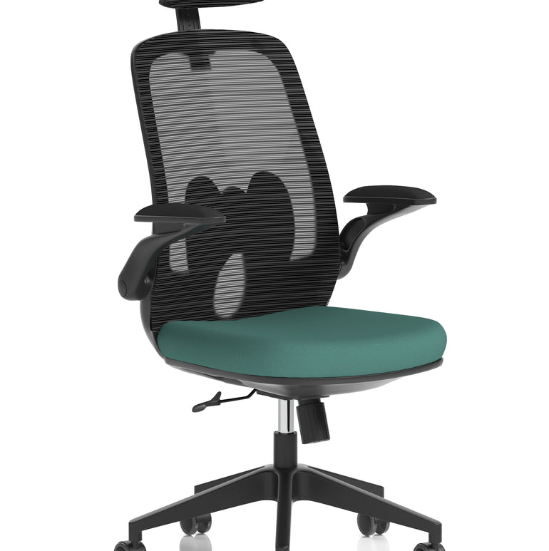 Sigma Executive Mesh Chair With Folding Arms