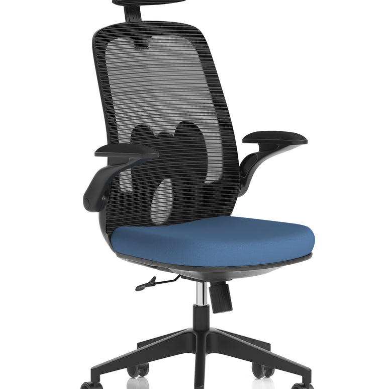 Sigma Executive Mesh Chair With Folding Arms