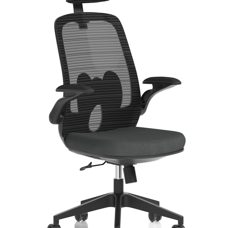 Sigma Executive Mesh Chair With Folding Arms