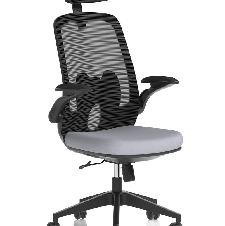 Sigma Executive Mesh Chair With Folding Arms
