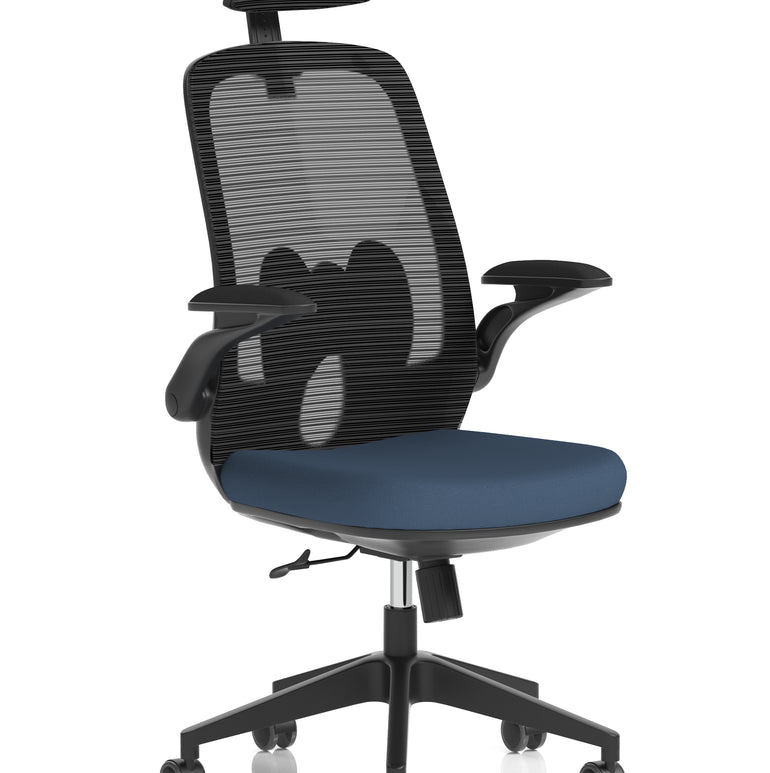 Sigma Executive Mesh Chair With Folding Arms