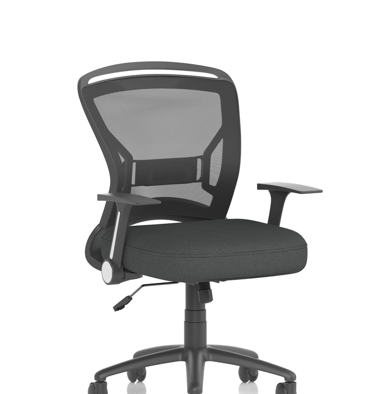 Zeus Medium Mesh Back Task Operator Office Chair with Arms