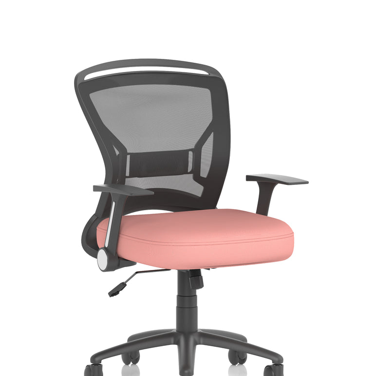 Zeus Medium Mesh Back Task Operator Office Chair with Arms