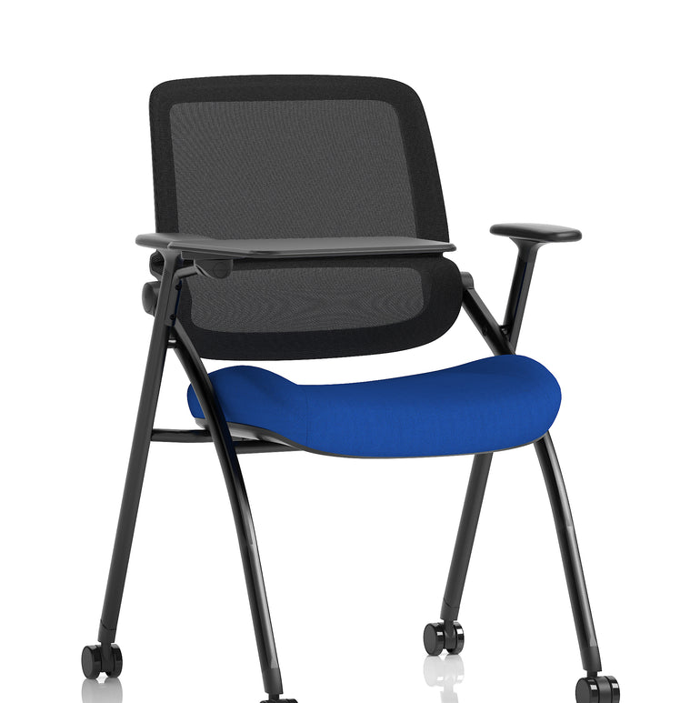 Capra Mesh Back Folding Office Training Chair With Sliding Arms