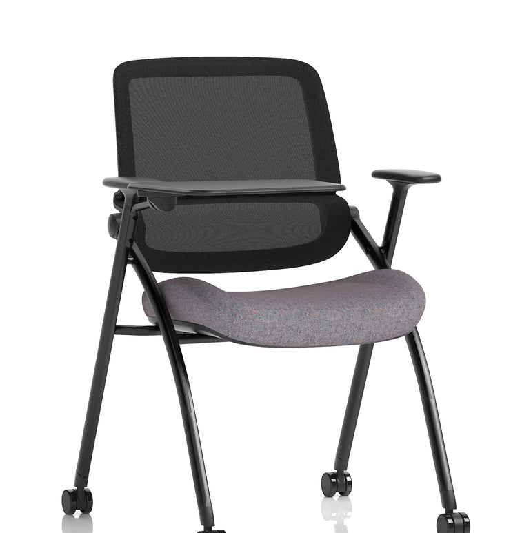 Capra Mesh Back Folding Office Training Chair With Sliding Arms