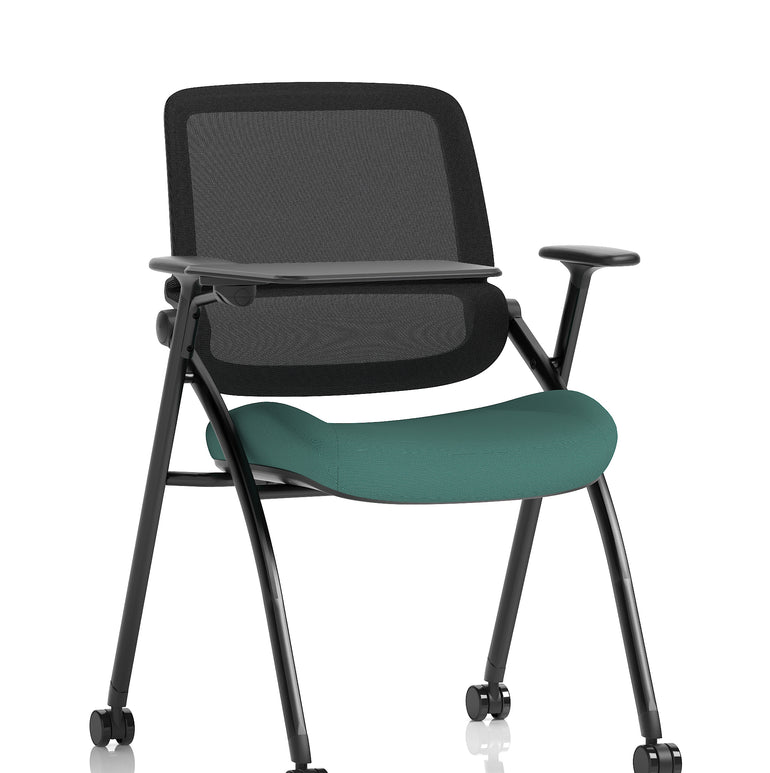 Capra Mesh Back Folding Office Training Chair With Sliding Arms
