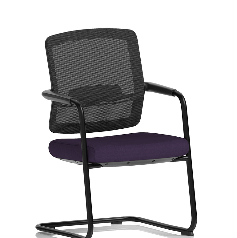 Flint Mesh Back Cantilever Chair