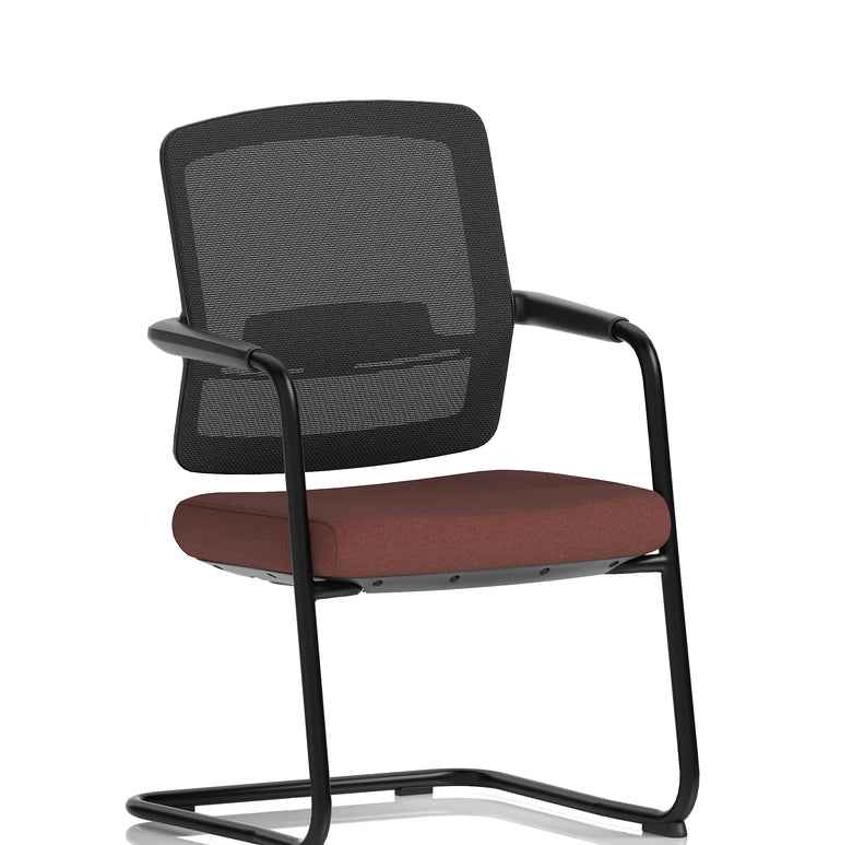 Flint Mesh Back Cantilever Chair