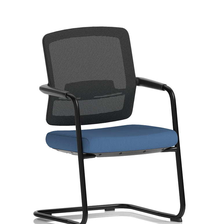 Flint Mesh Back Cantilever Chair
