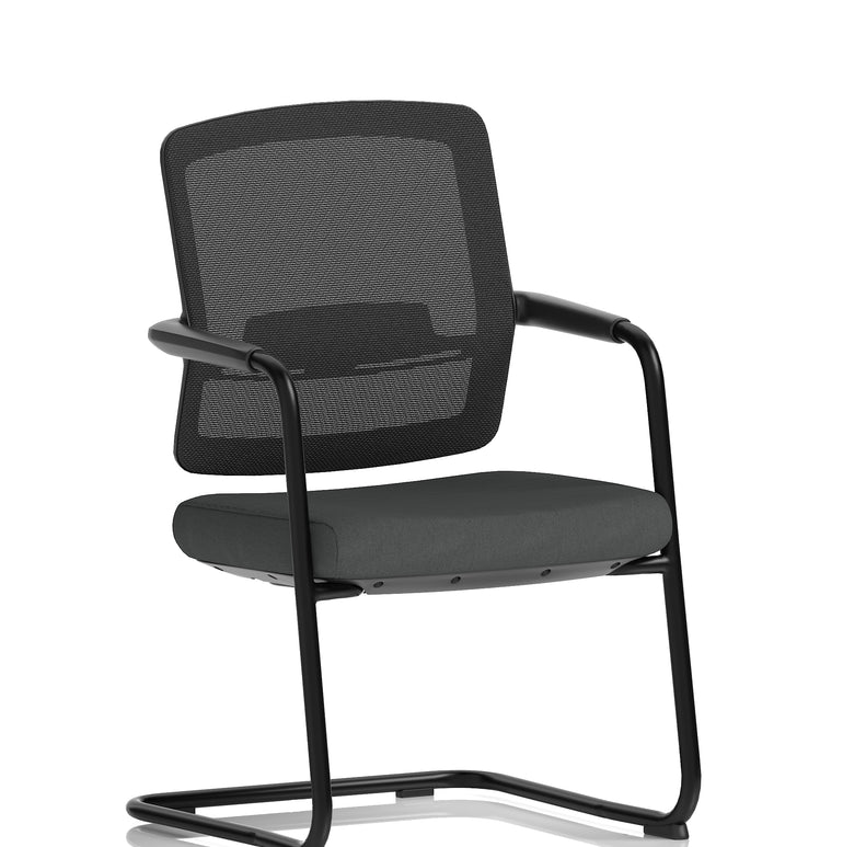 Flint Mesh Back Cantilever Chair