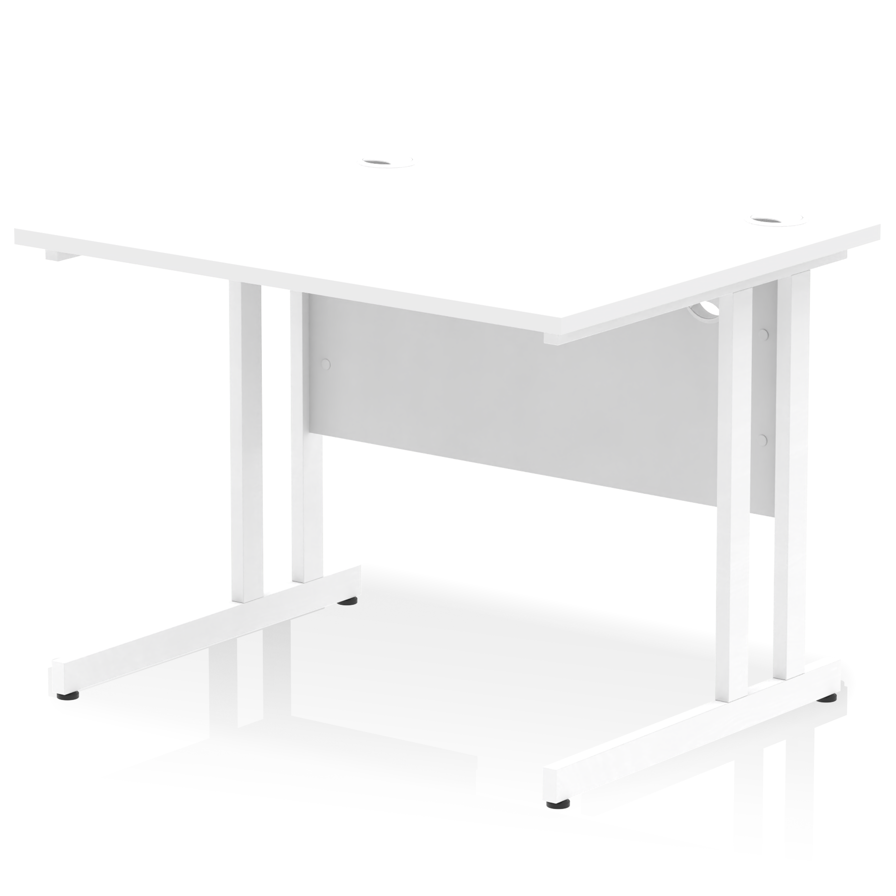 Impulse 1000mm Straight Desk Cantilever Leg