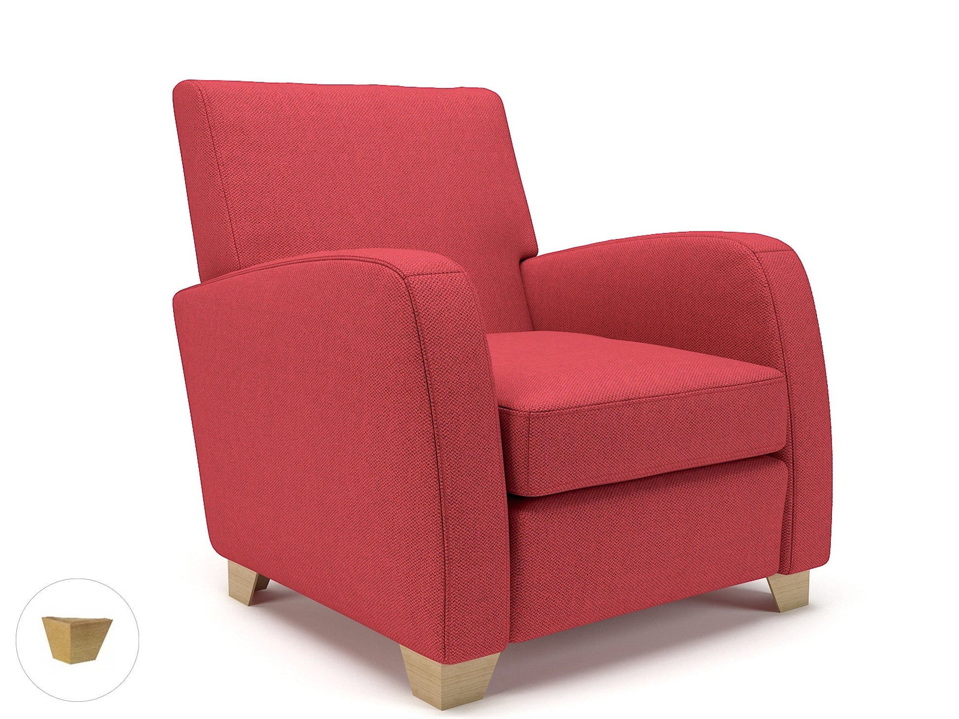 Wynne 81cm Wide Armchair in Camira Era Fabric