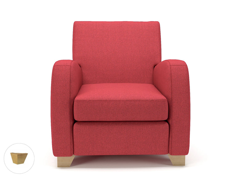 Wynne 81cm Wide Armchair in Camira Era Fabric