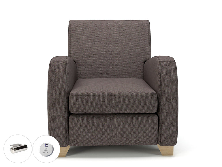 Wynne 81cm Wide Armchair in Camira Era Fabric