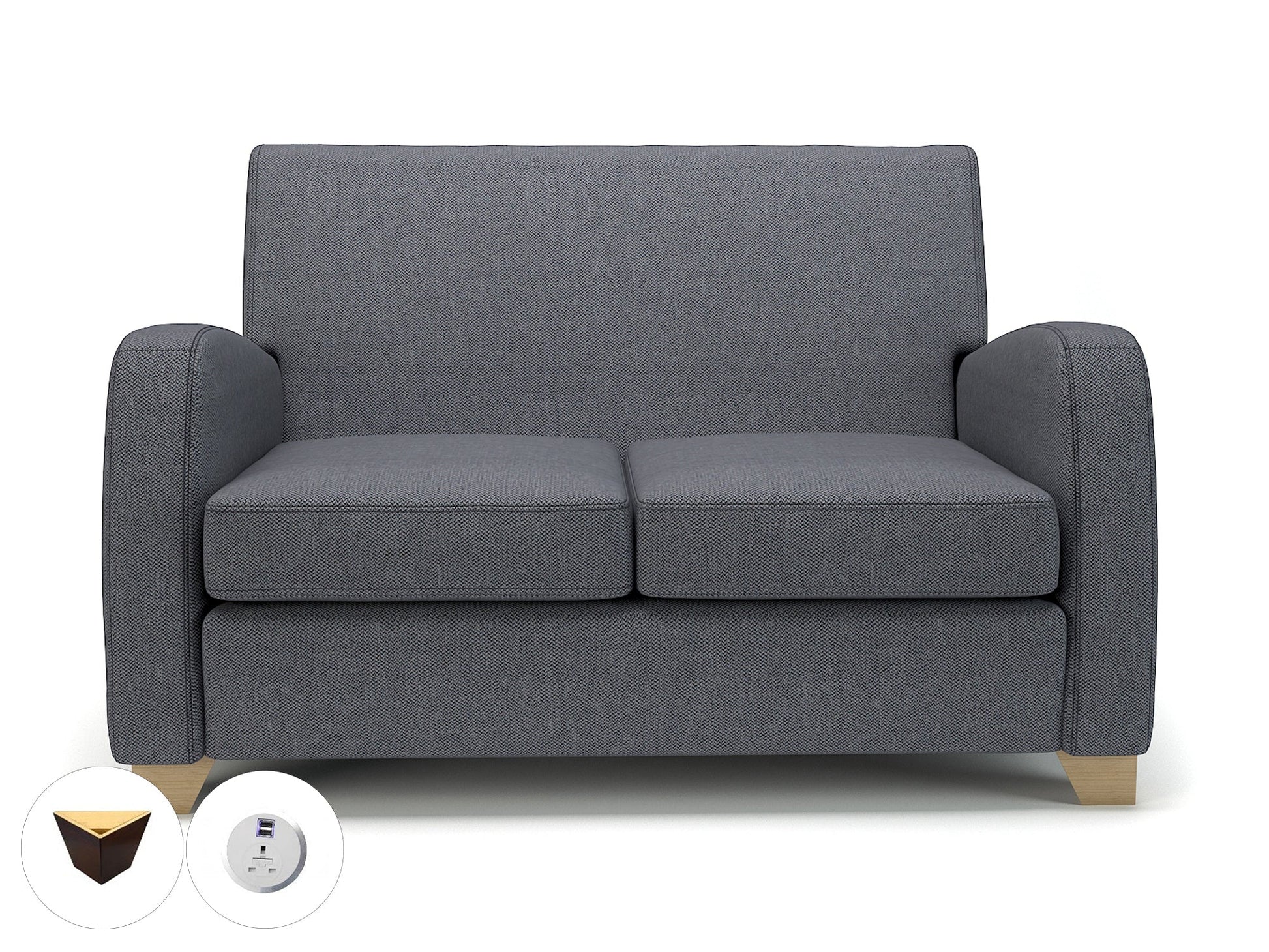 Wynne 132cm Wide Sofa in Camira Era Fabric