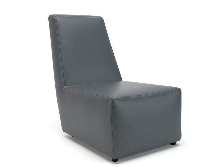 Pella 65cm Wide Chair in Cristina Marrone Ultima Faux Leather